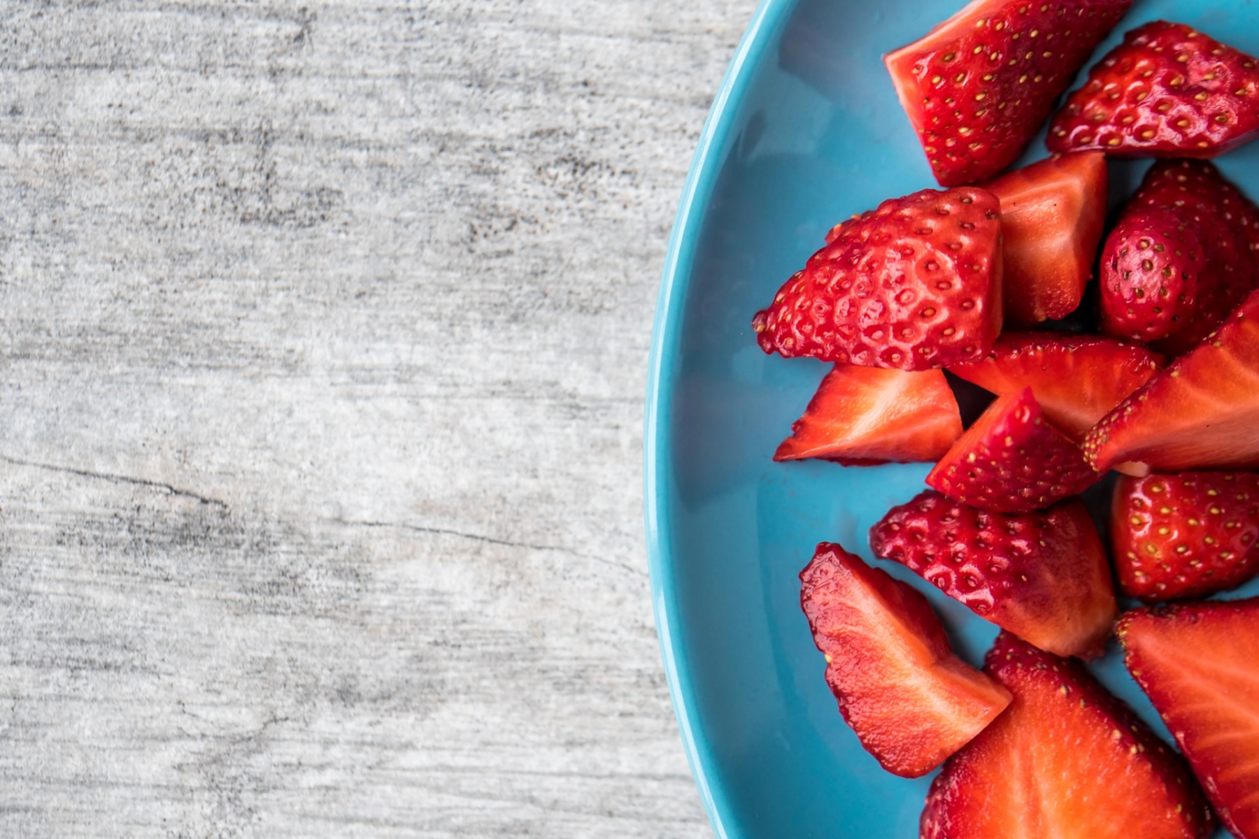 Strawberries are great for you health.